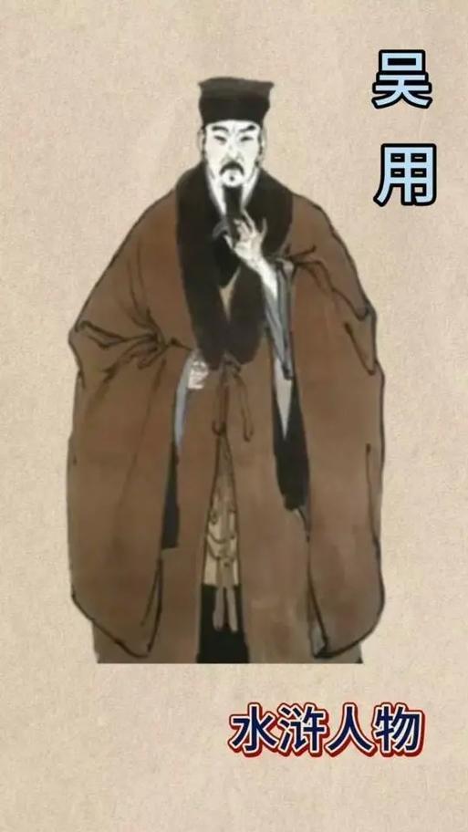 智多星 吴用.吴用,原是乡村教书先生,道号加亮,字学究